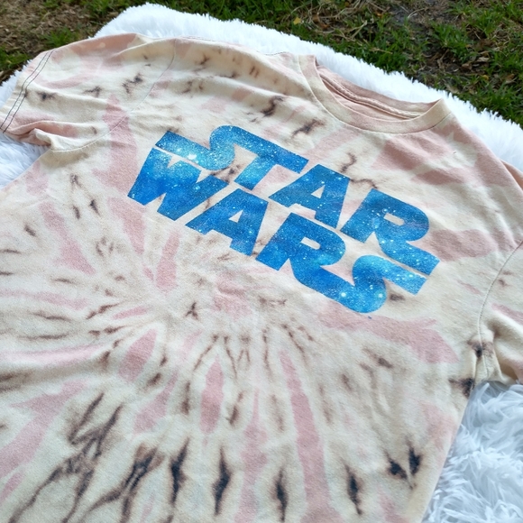 Star Wars Other - Star wars tie dye reverse bleached UNISEX medium